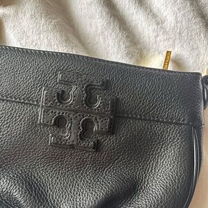 Tory Burch Black Leather Purselet